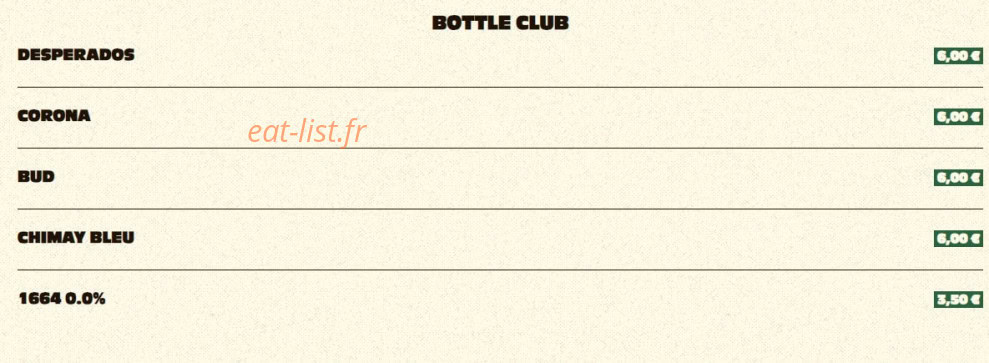 Hoppy Monkey Club — carte page 27