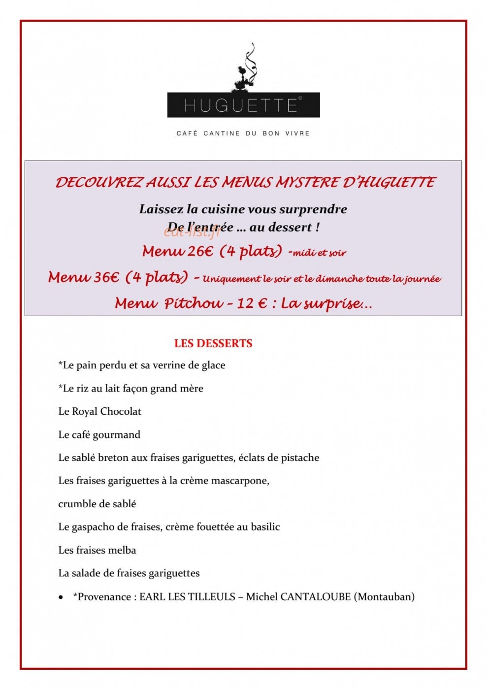 Huguette — carte page 3