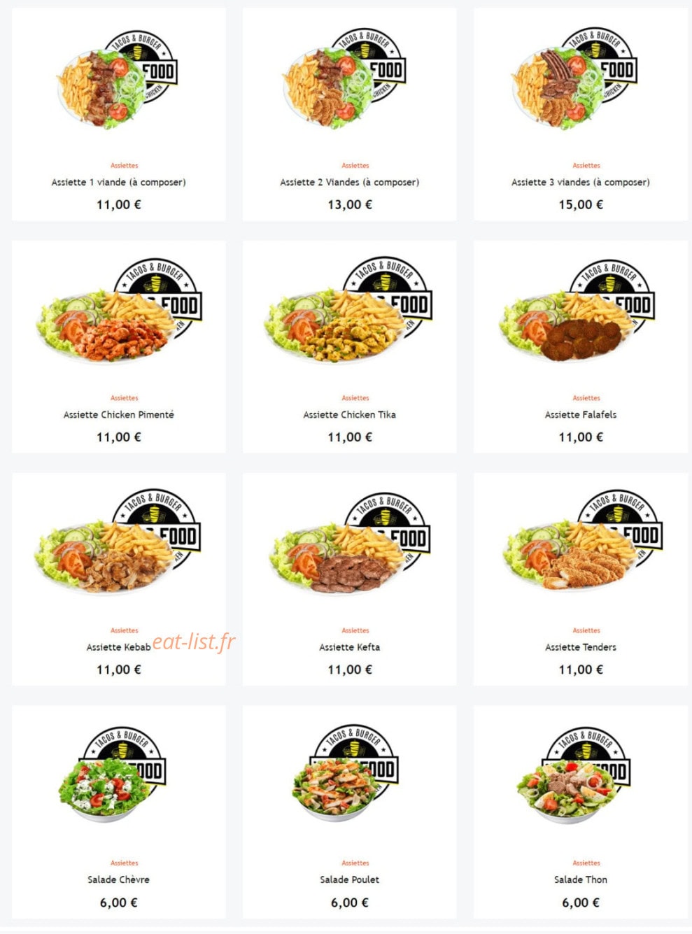 Izhac Food — carte page 4