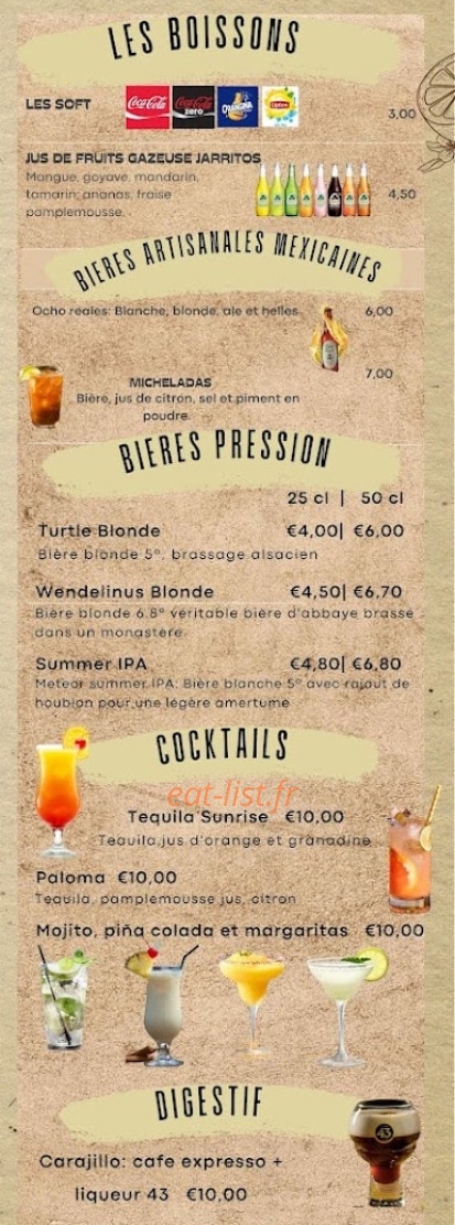 Jalapeños — carte page 3