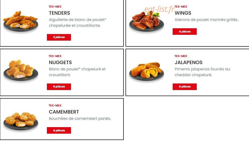Jerry's — carte page 5