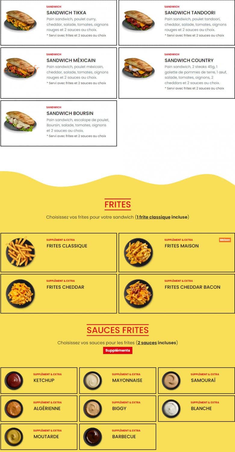 Jerry's — carte page 3