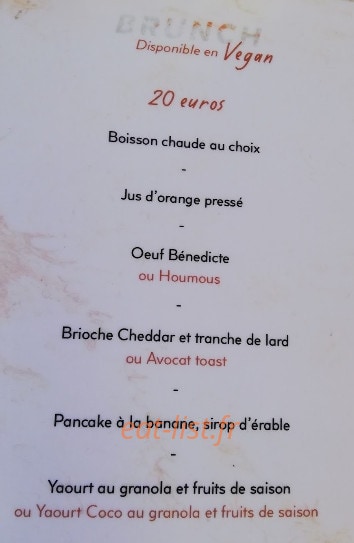 Kalu Coffee — carte page 1