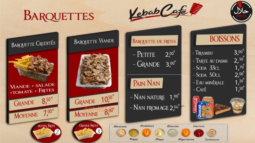 Kebab Café — carte page 5