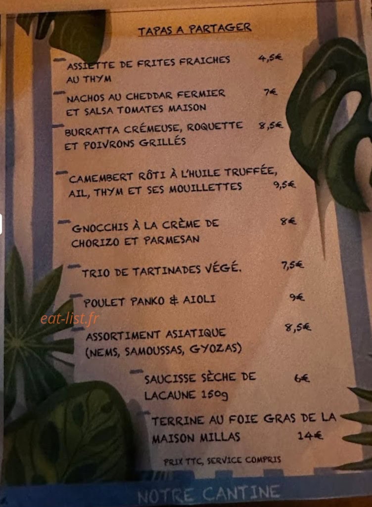 L'Arrosoir — carte page 2