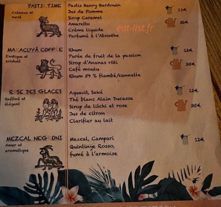 L'Arrosoir — carte page 1