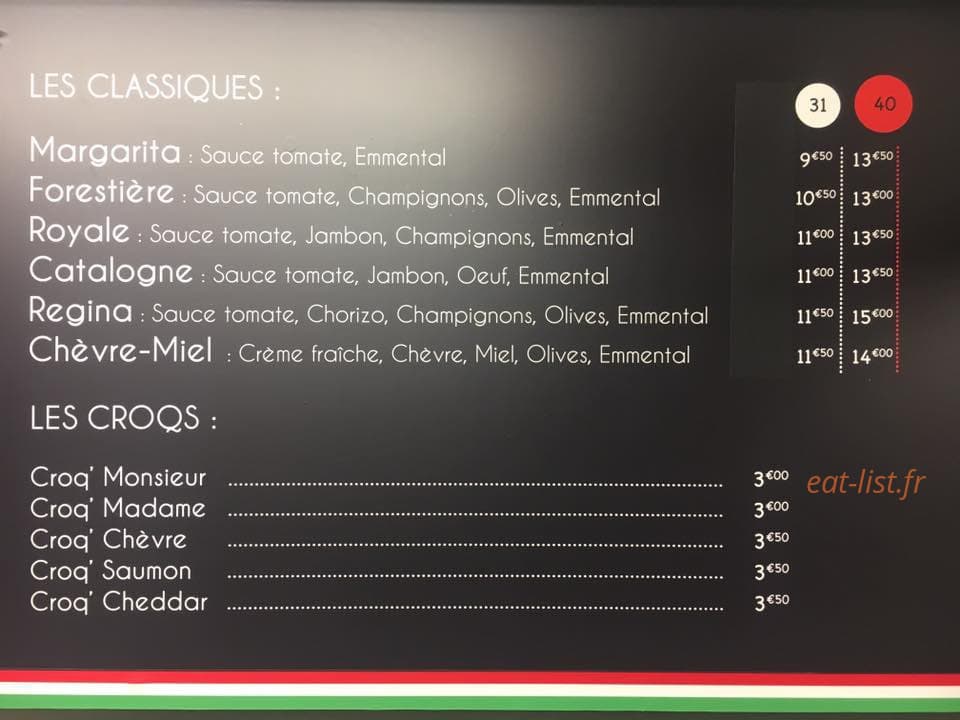 L'atelier della pizza — carte page 2