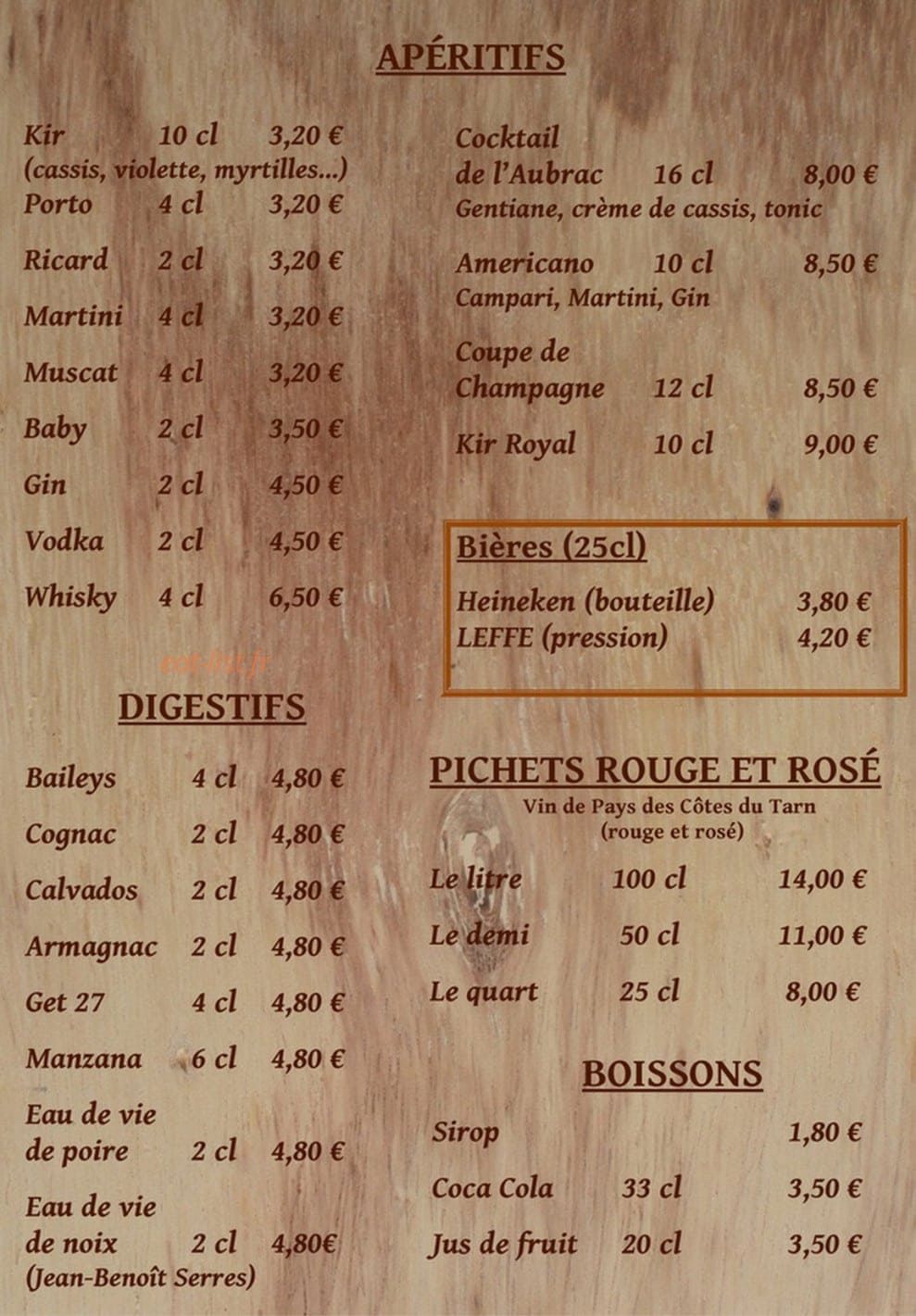 L'Aubrac — carte page 5