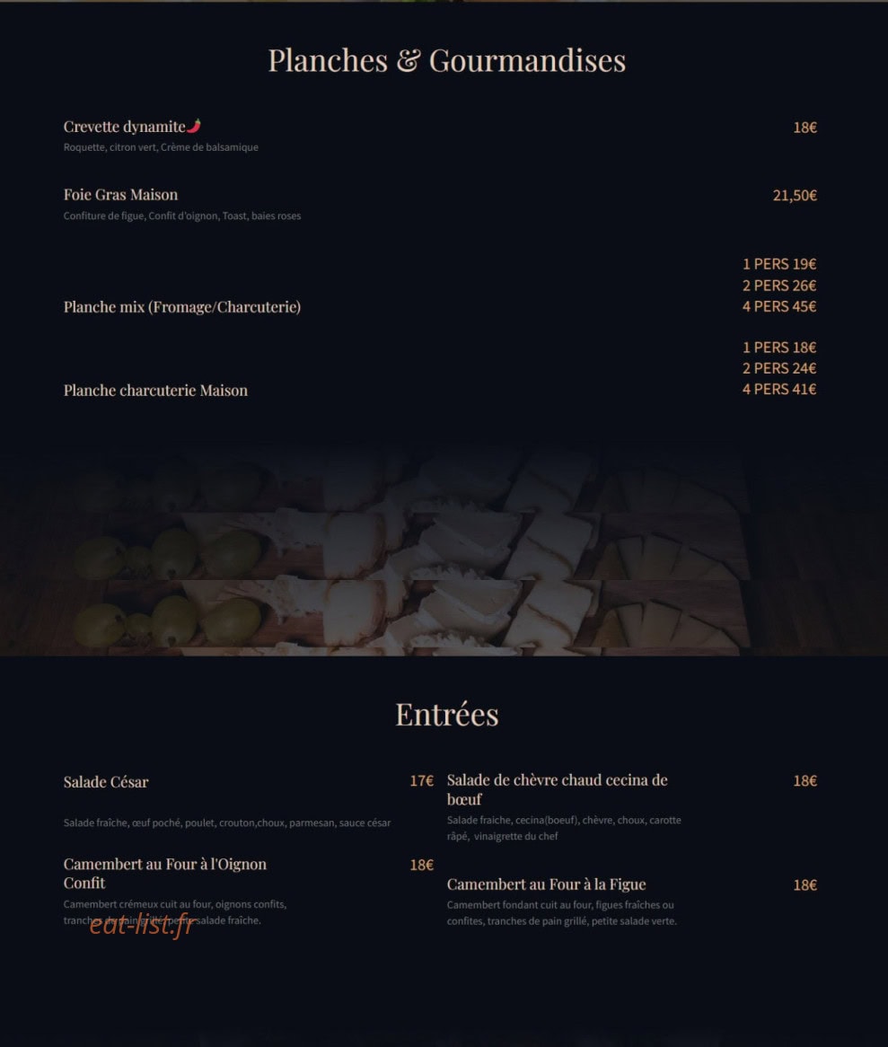 L'Élite — carte page 1