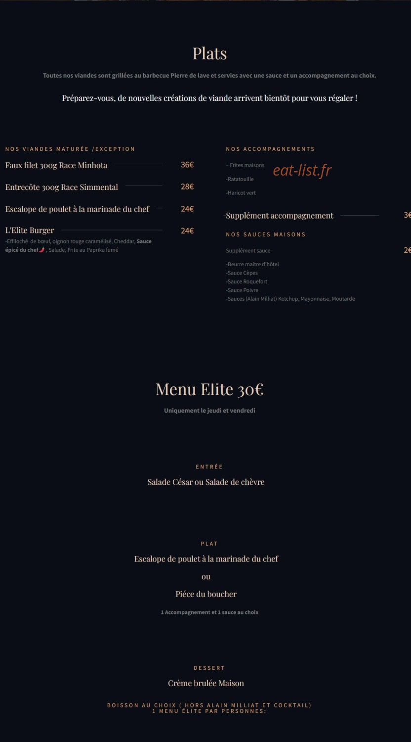 L'Élite — carte page 2