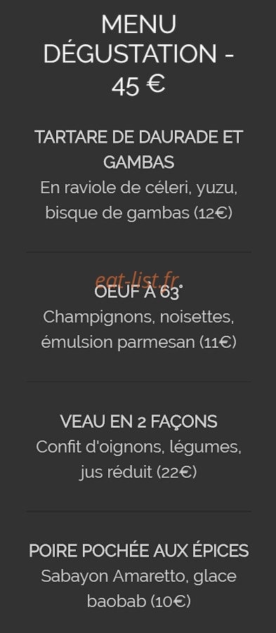 L'Emulsion — carte page 3