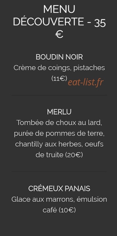 L'Emulsion — carte page 2