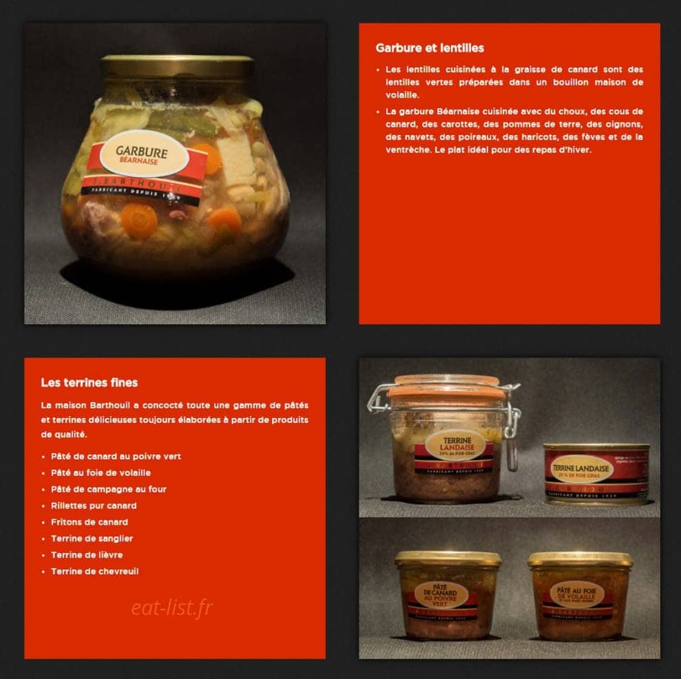 L'épicerie moderne — carte page 10