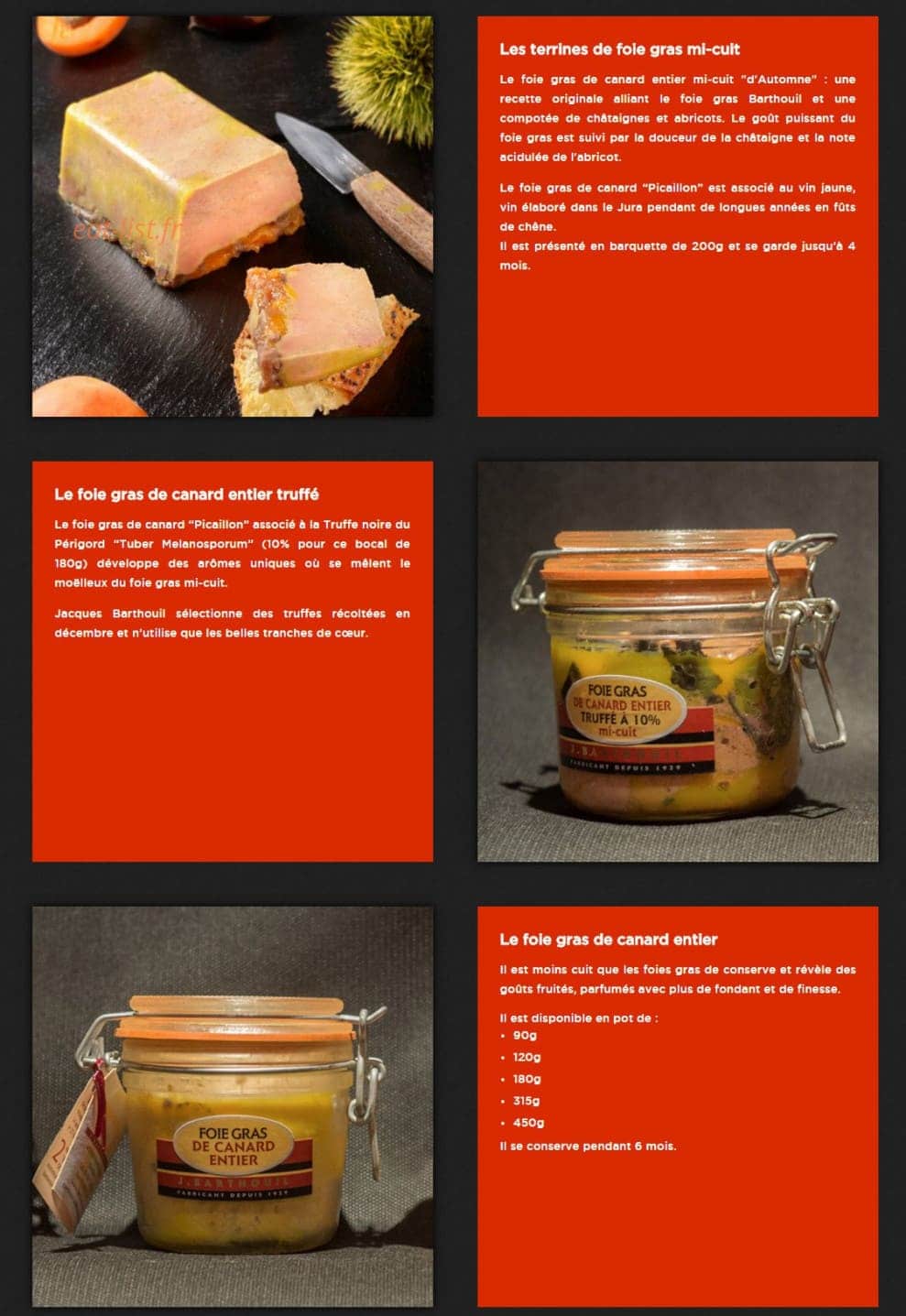 L'épicerie moderne — carte page 8