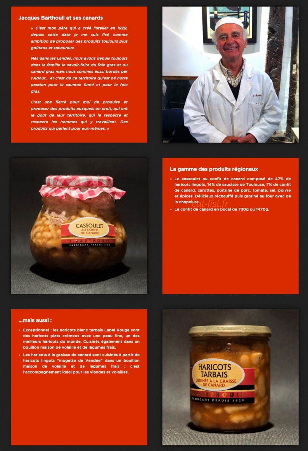 L'épicerie moderne — carte page 9