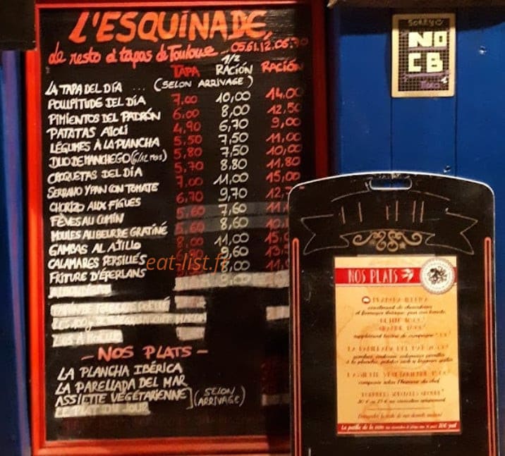 L'Esquinade — carte page 1