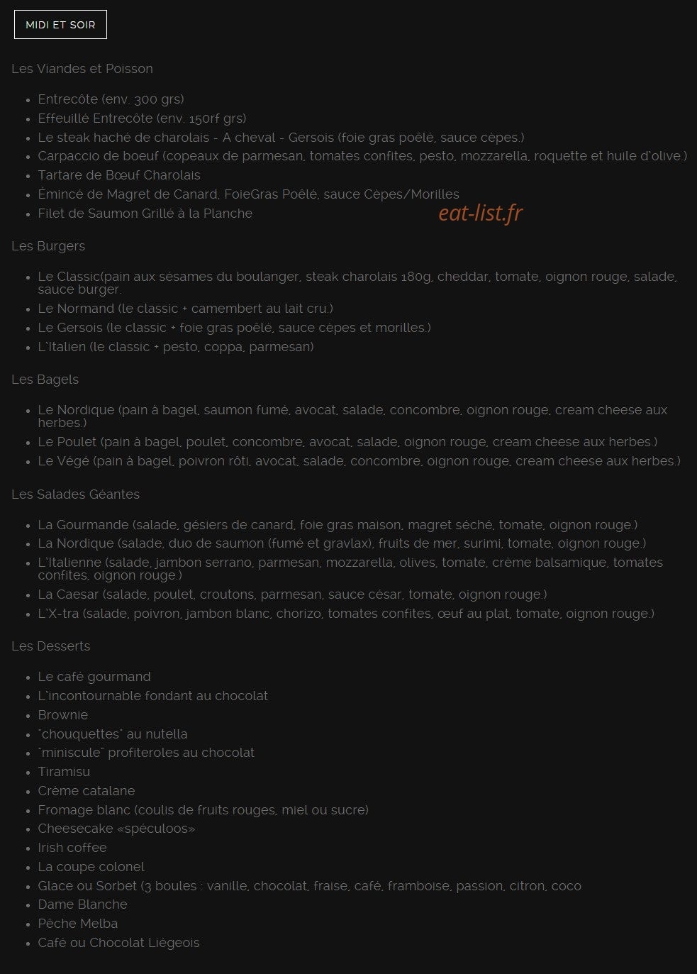 L'Extrapade — carte page 2