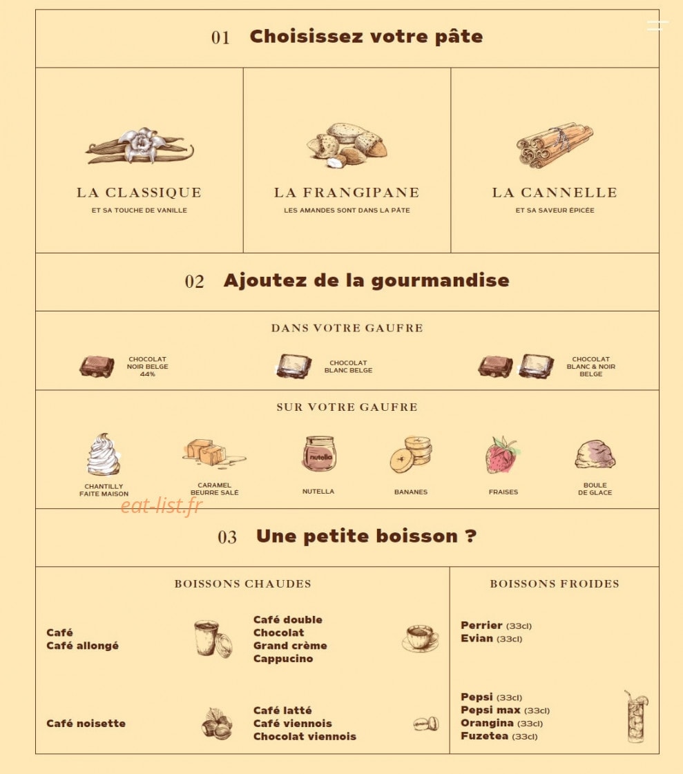 La Belle Liégeoise — carte page 3