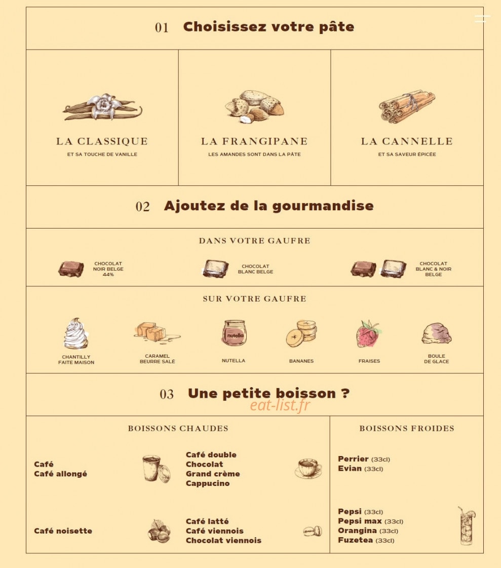 La Belle Liégeoise — carte page 3