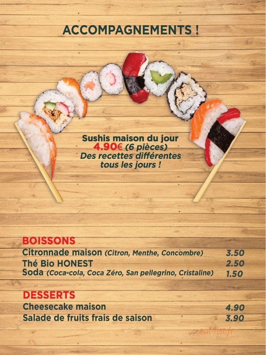 La Cabane à Poké — carte page 4