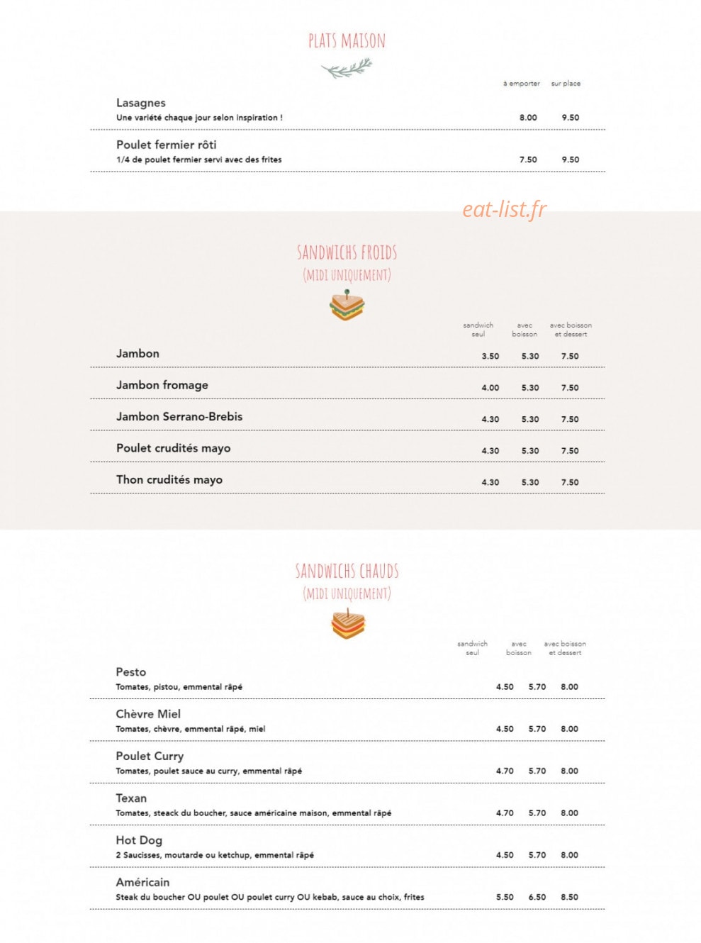 La Cantoche — carte page 5