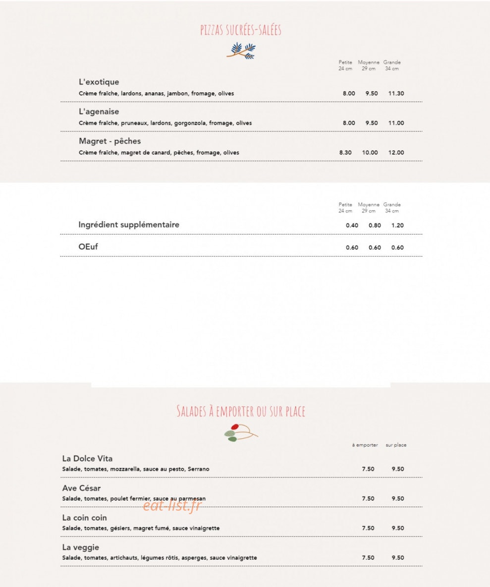 La Cantoche — carte page 4