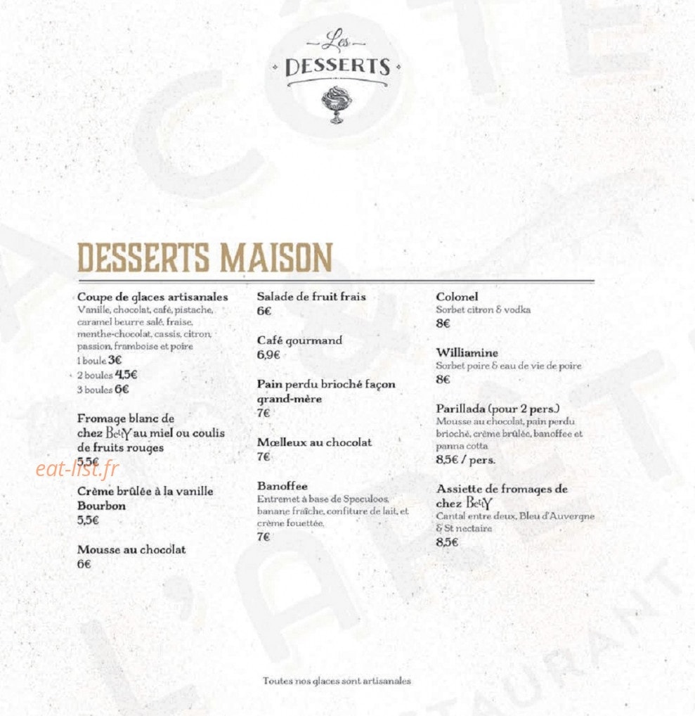 La Côte & l'Arête — carte page 8