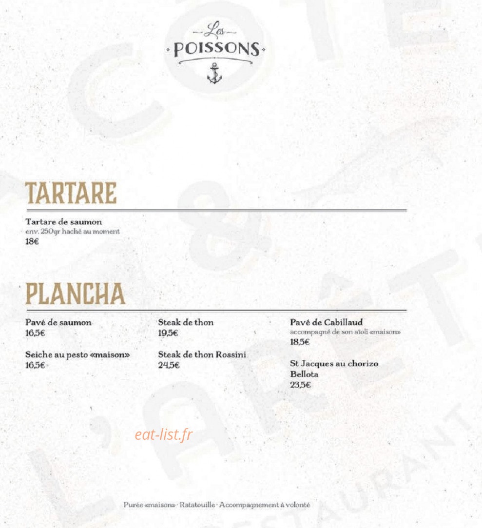 La Côte & l'Arête — carte page 6