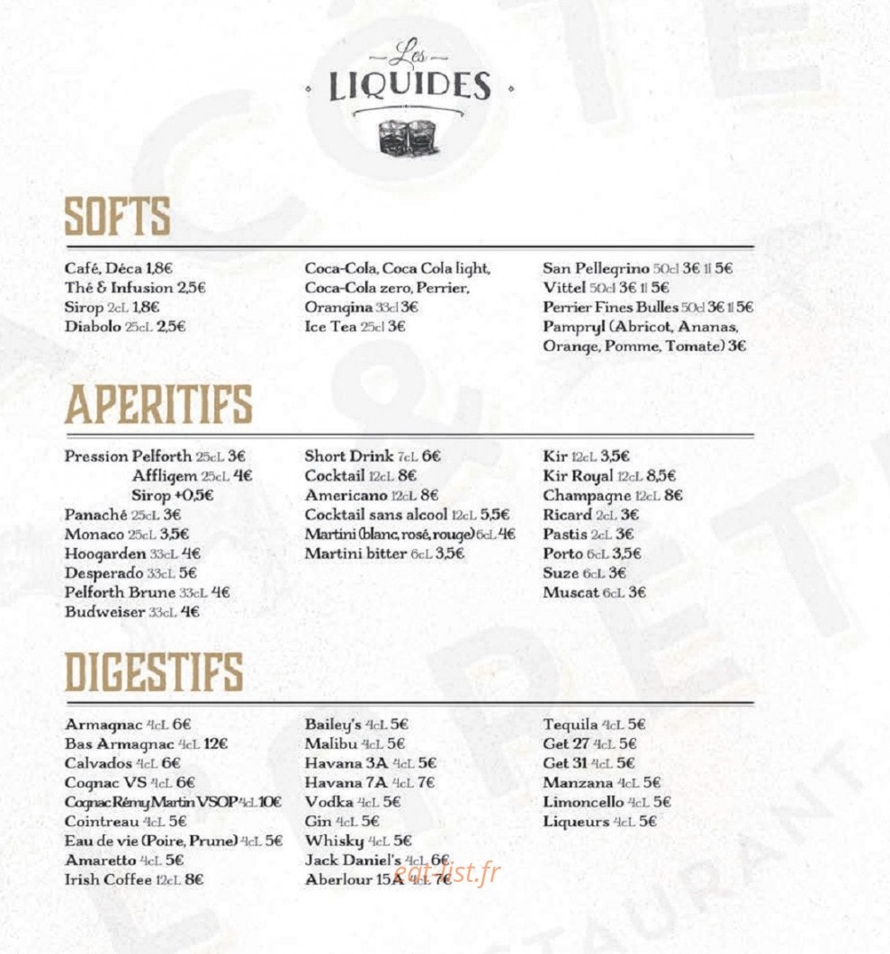 La Côte & l'Arête — carte page 2