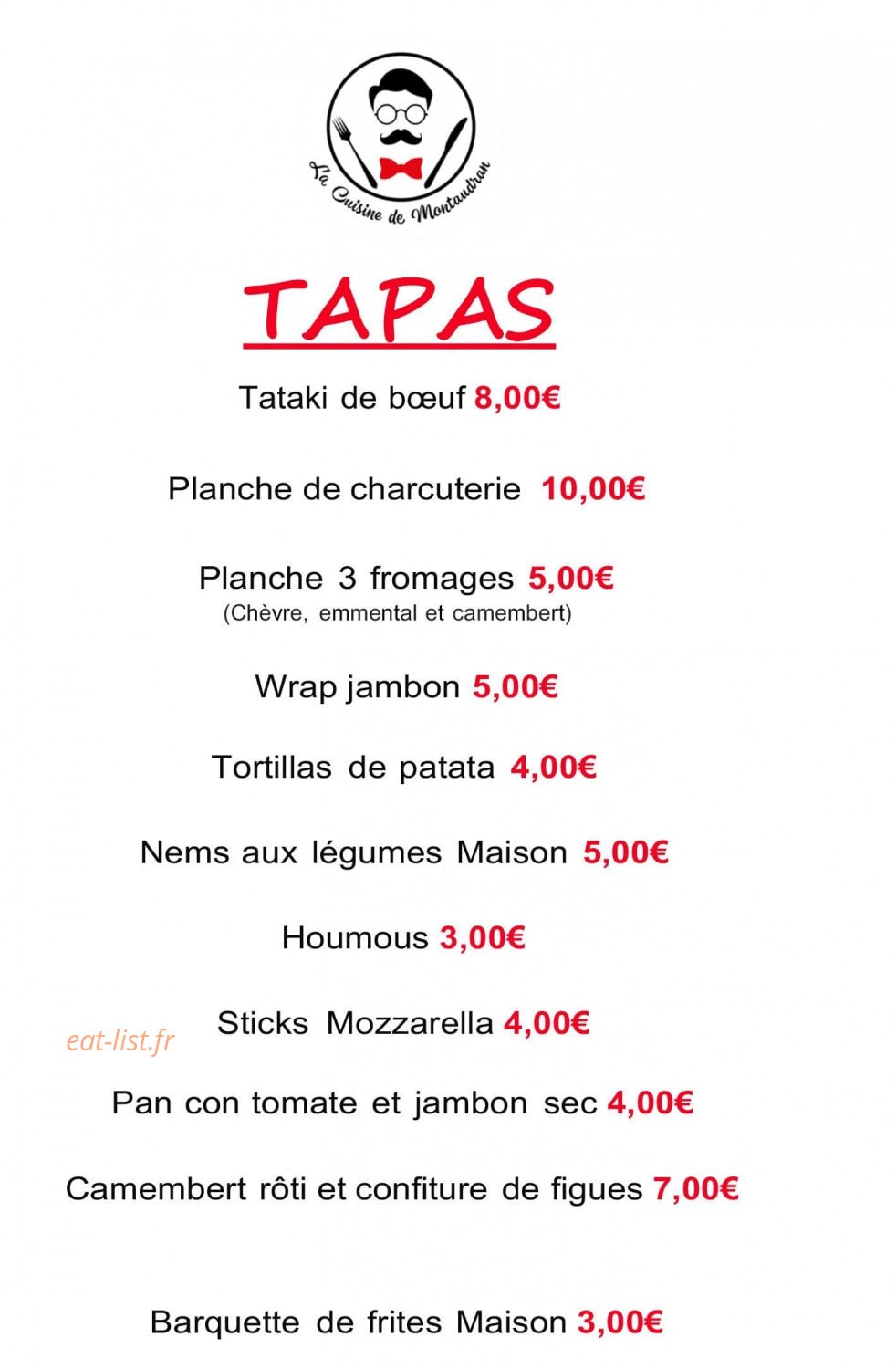 La cuisine de Montaudran — carte page 4