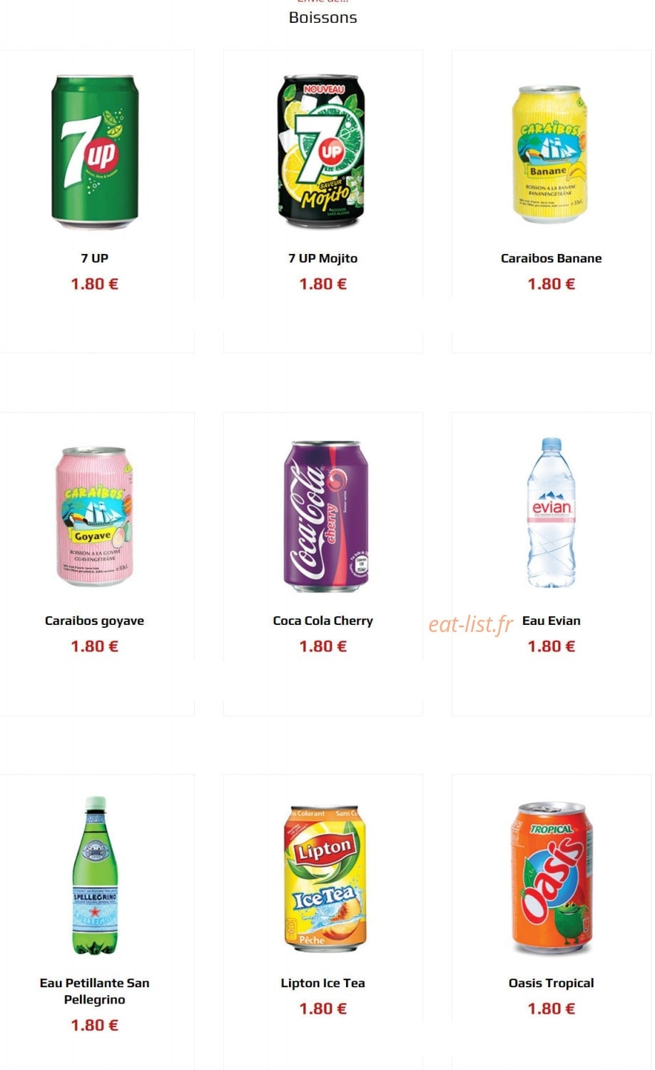 La Fabriq du Burger — carte page 10