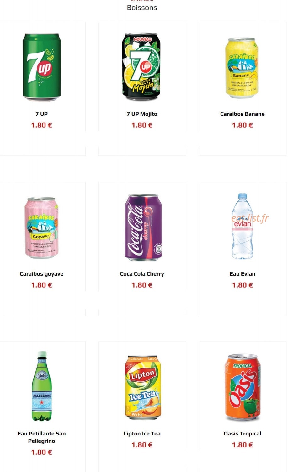 La Fabriq du Burger — carte page 10