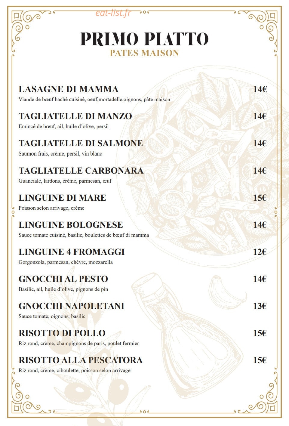La Gina — carte page 3