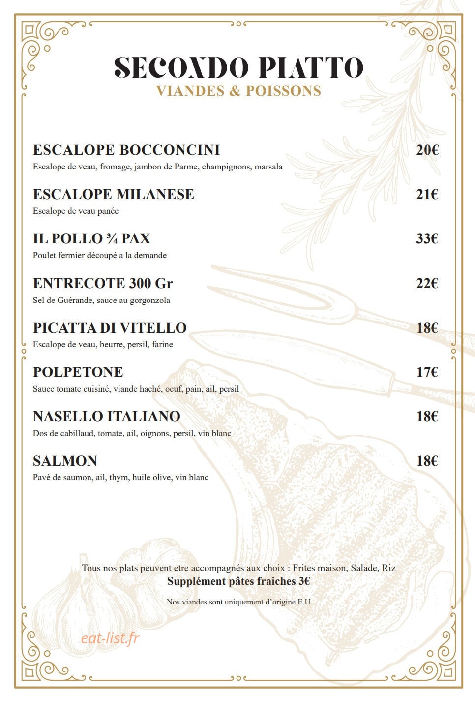 La Gina — carte page 4