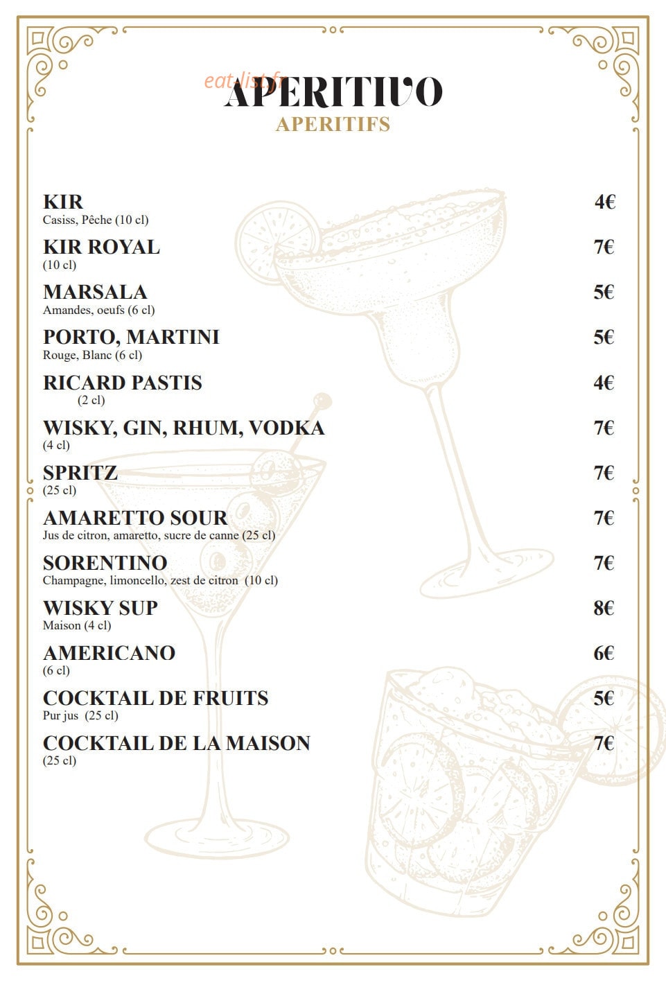 La Gina — carte page 8