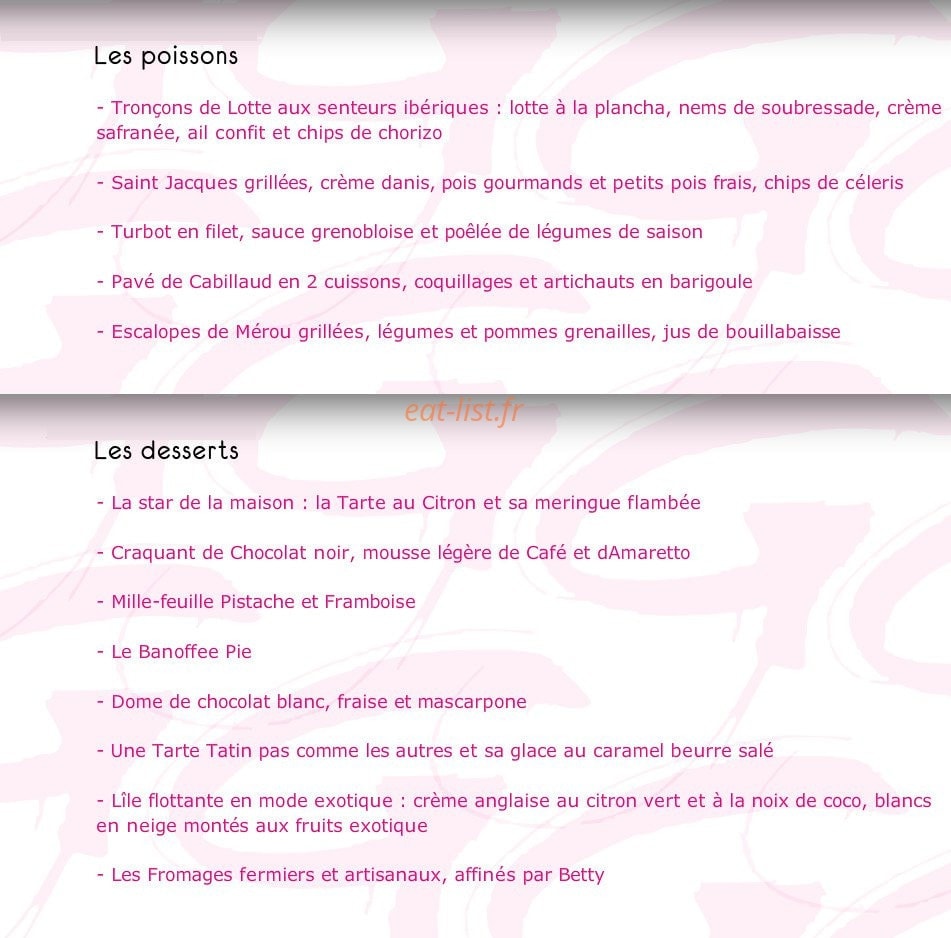 La Gourmandine — carte page 4