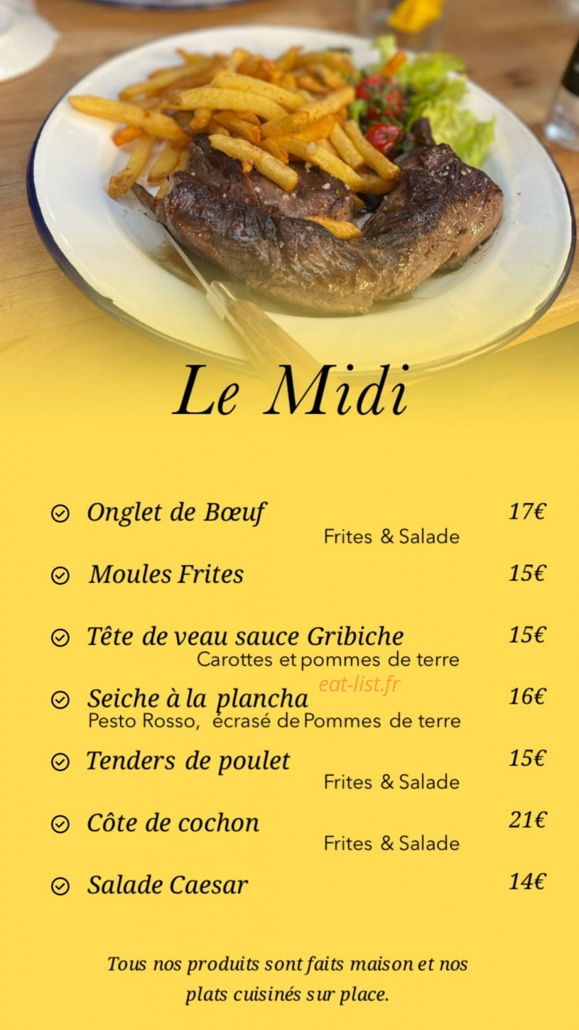 La Loge — carte page 1