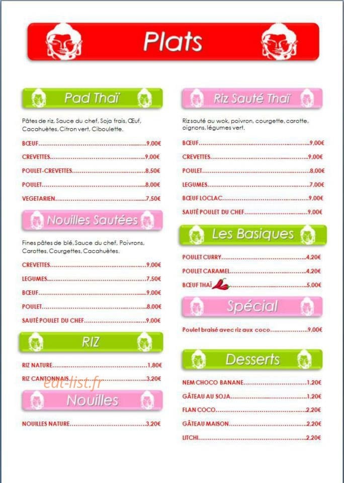 La maison des nems — carte page 1