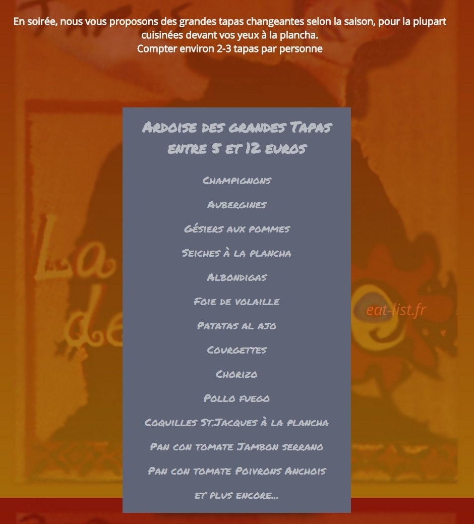 La mesa de Lola — carte page 2