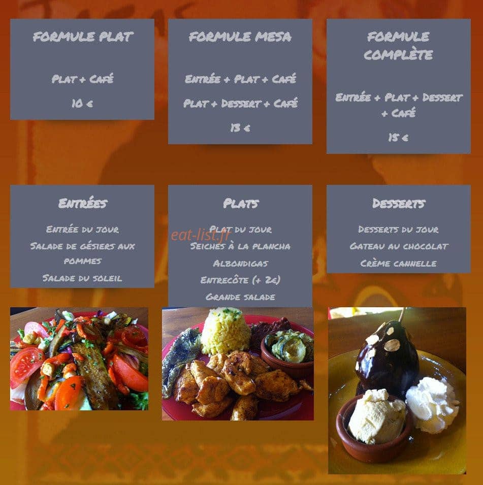 La mesa de Lola — carte page 1