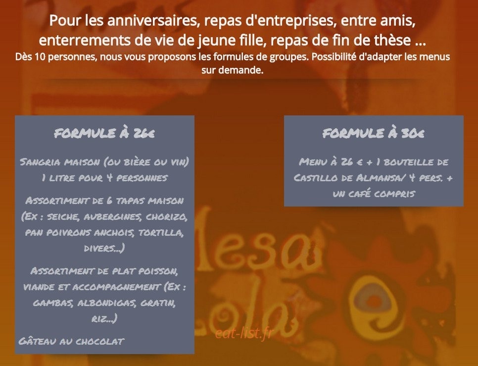 La mesa de Lola — carte page 4
