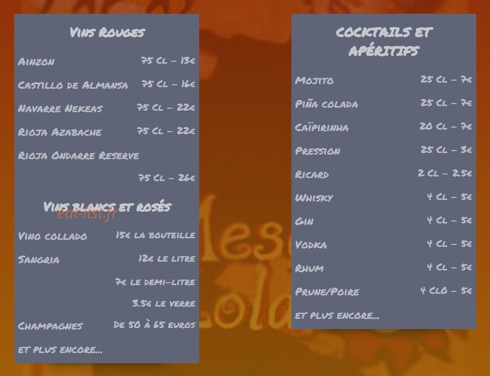 La mesa de Lola — carte page 3