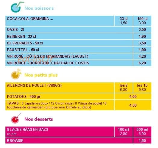 La Pizzathèque — carte page 6