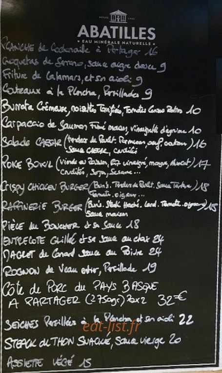 La raffinerie des copains — carte page 1