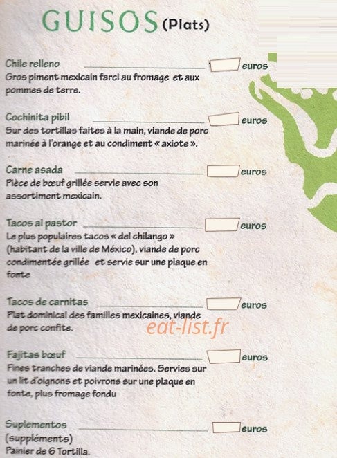 La Sandia — carte page 3