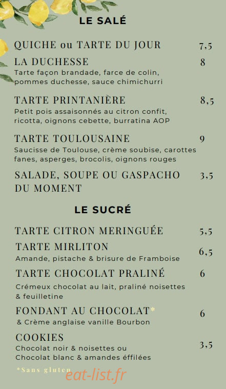 La Tarterie — carte page 1