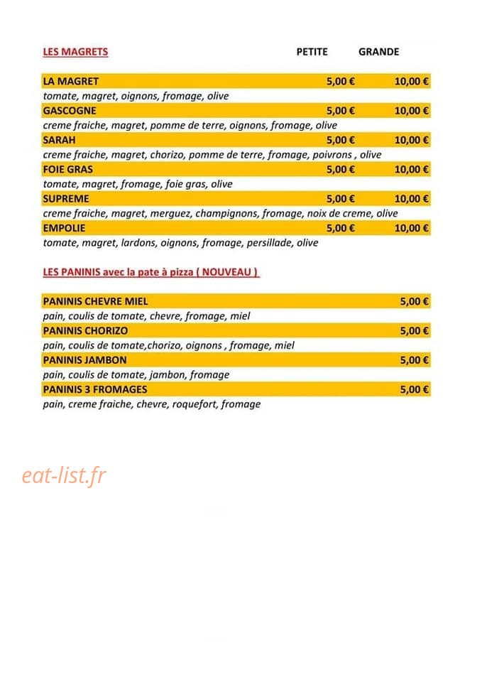 La Terrasse d'Évolie — carte page 5