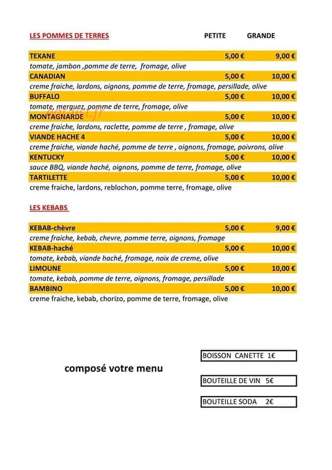 La Terrasse d'Évolie — carte page 6