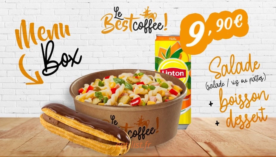 Le Best Coffee — carte page 1
