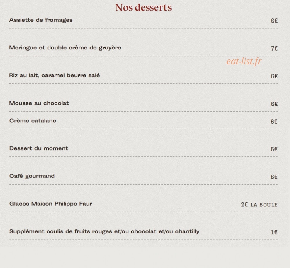 Le Biergarten — carte page 4